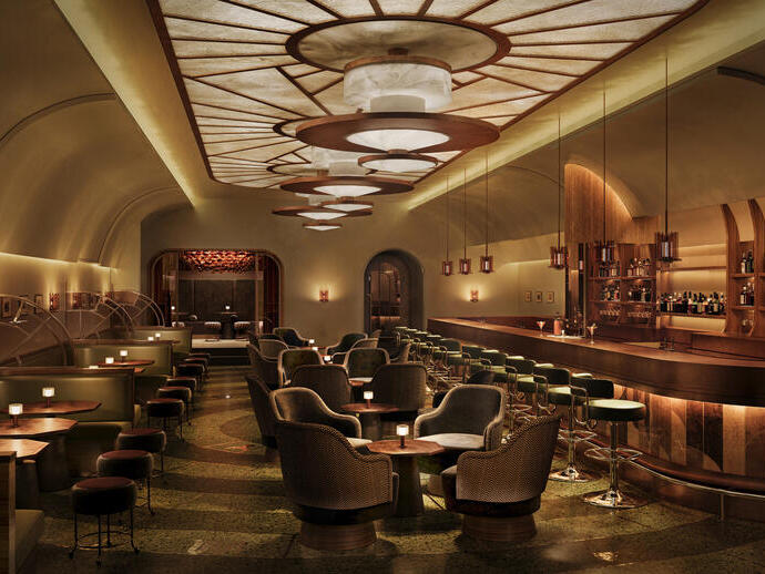 Die Gambit Bar im Newman Hotel