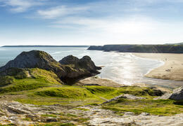 Three Cliffs Bay