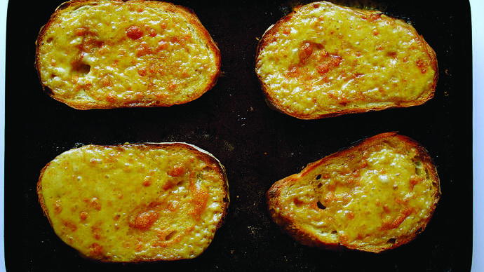 Welsh Rarebit mit Laverbread und Ale