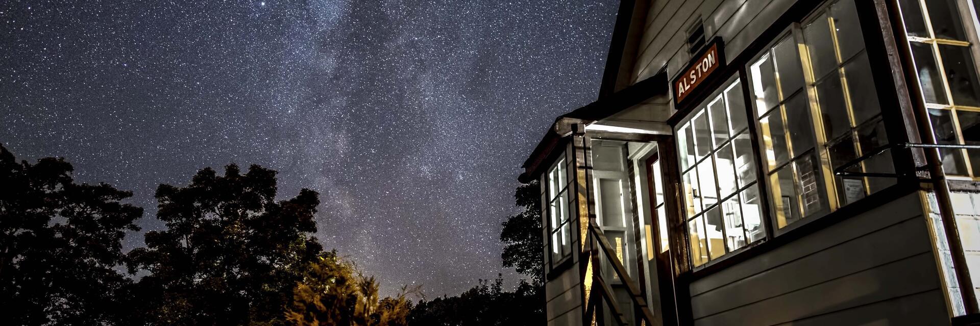 The night sky over the North Pennines