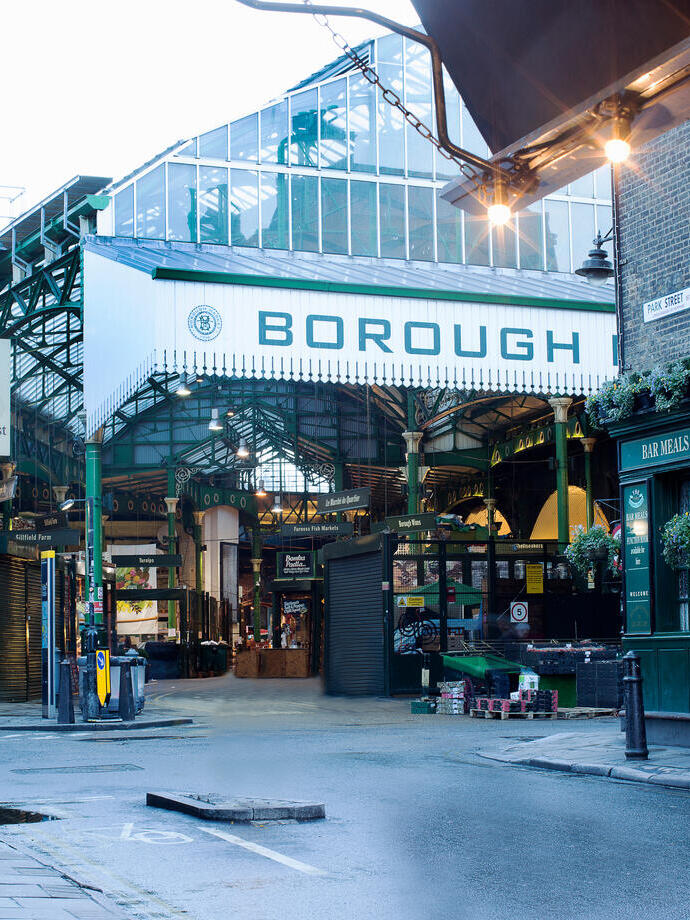 Ingresso al Borough Market, Londra