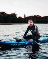 Paddleboarding on Edgbaston Reservoir