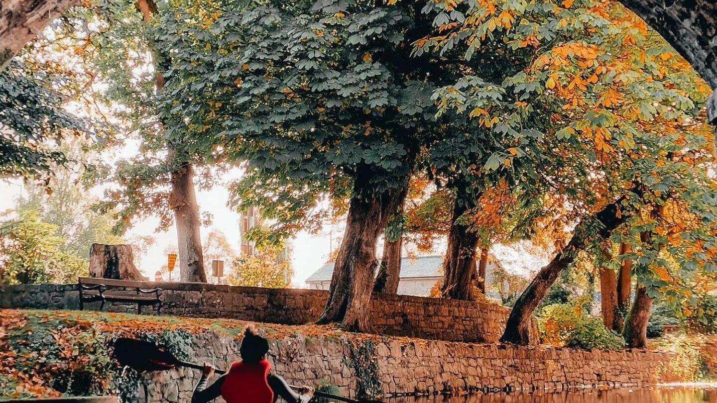 A kayaker on the Causeway Coast