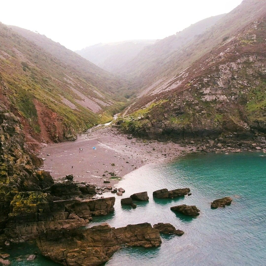 Heddon's mouth, rugged walking route