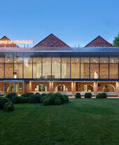 An exterior view of the Whitworth Art Gallery in Manchester