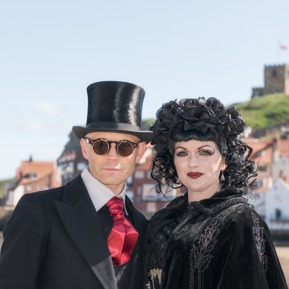 Goths in Whitby harbour