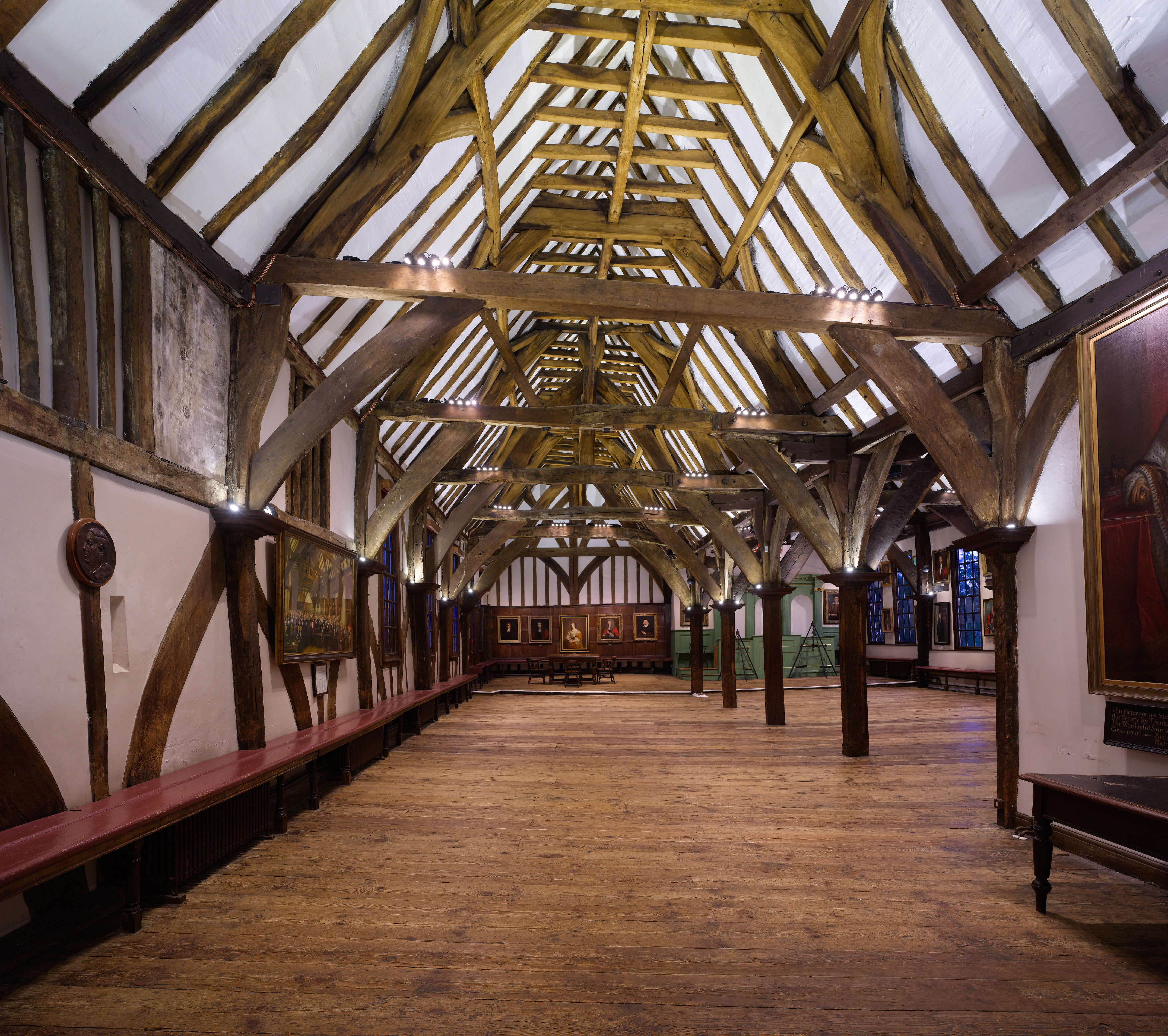 The great hall of the Merchant Adventurers Hall in York
