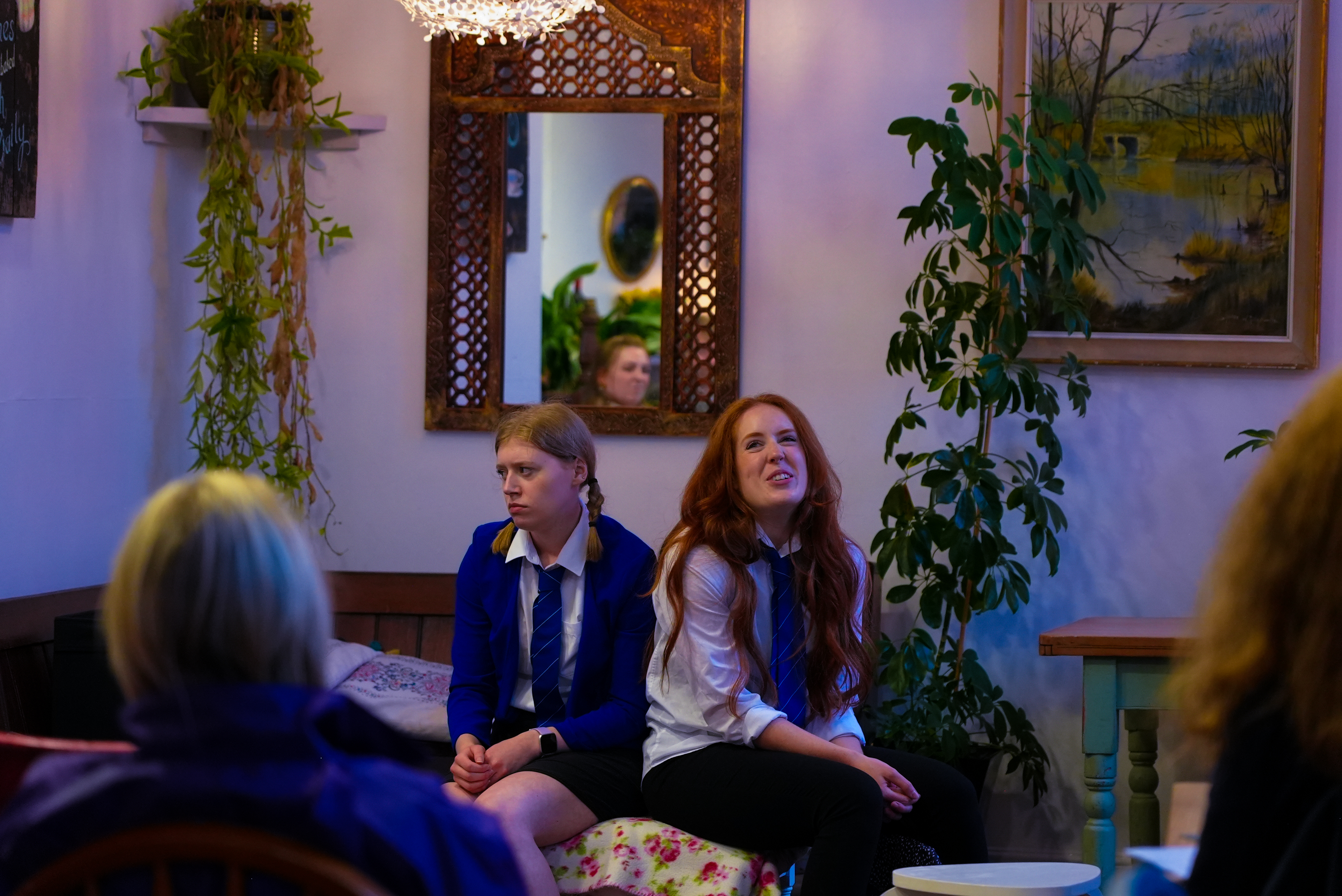 A performance on stage as part of Durham Fringe Festival