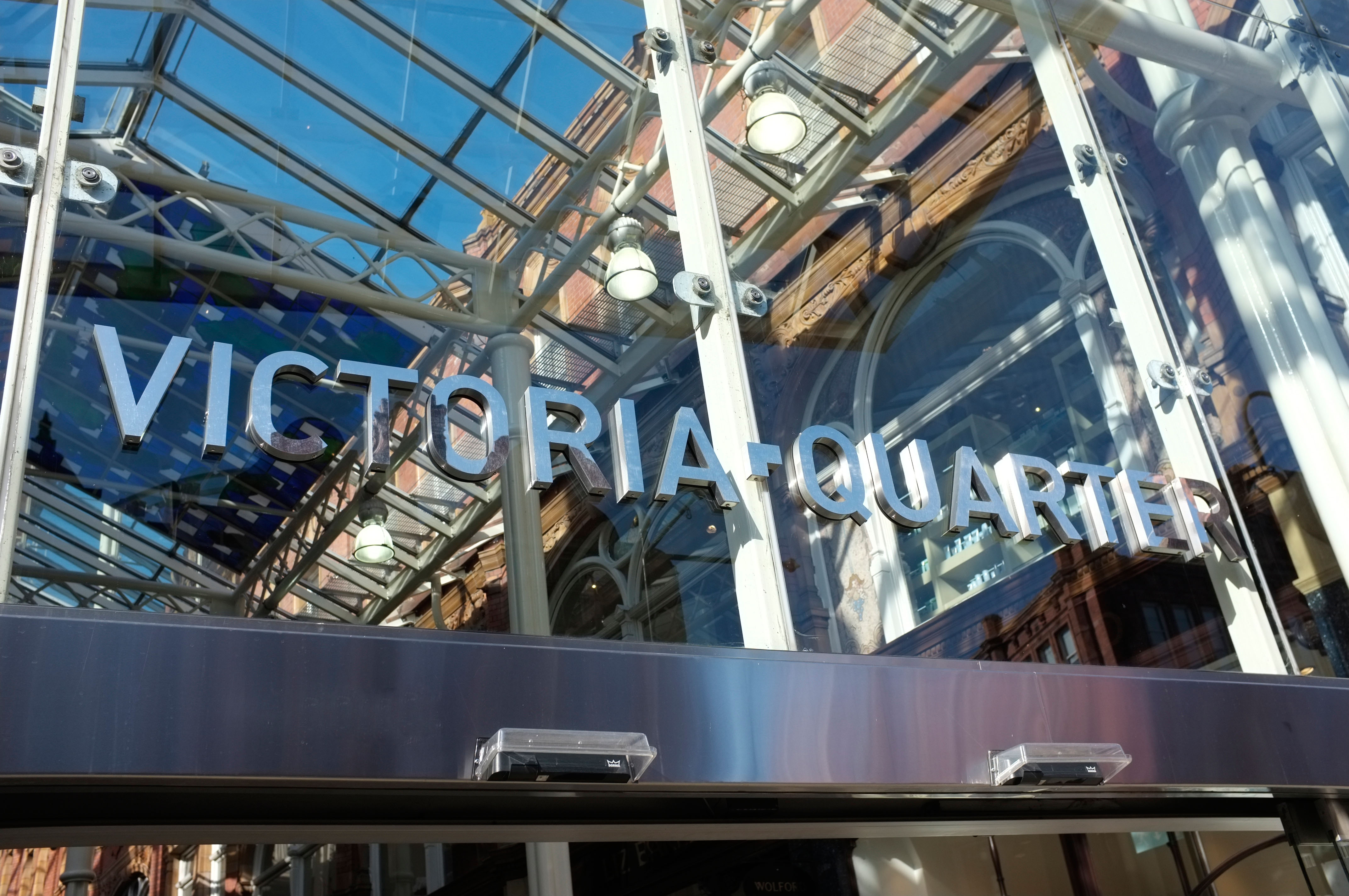 Victoria Quarter shopping arcade in Leeds, UK