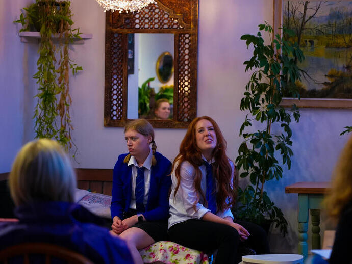 A performance on stage as part of Durham Fringe Festival