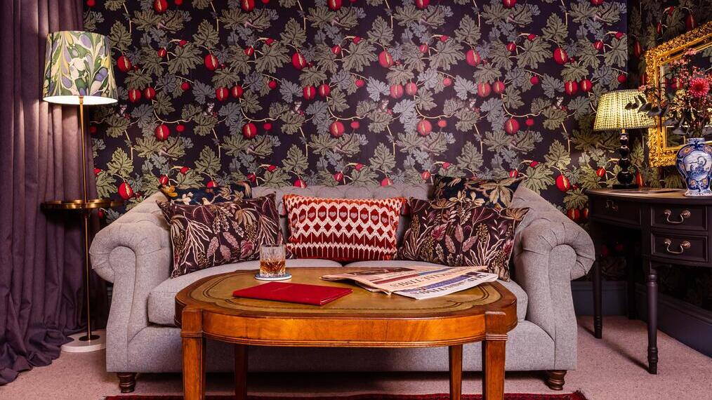 Une partie d'une chambre d'hôtel au Portobello Hotel à Londres