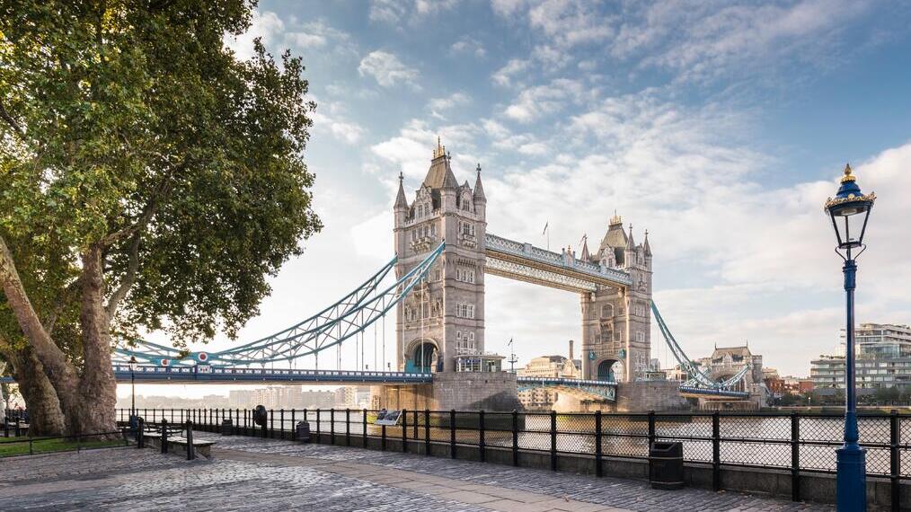 London Tower Bridge on a sunny day