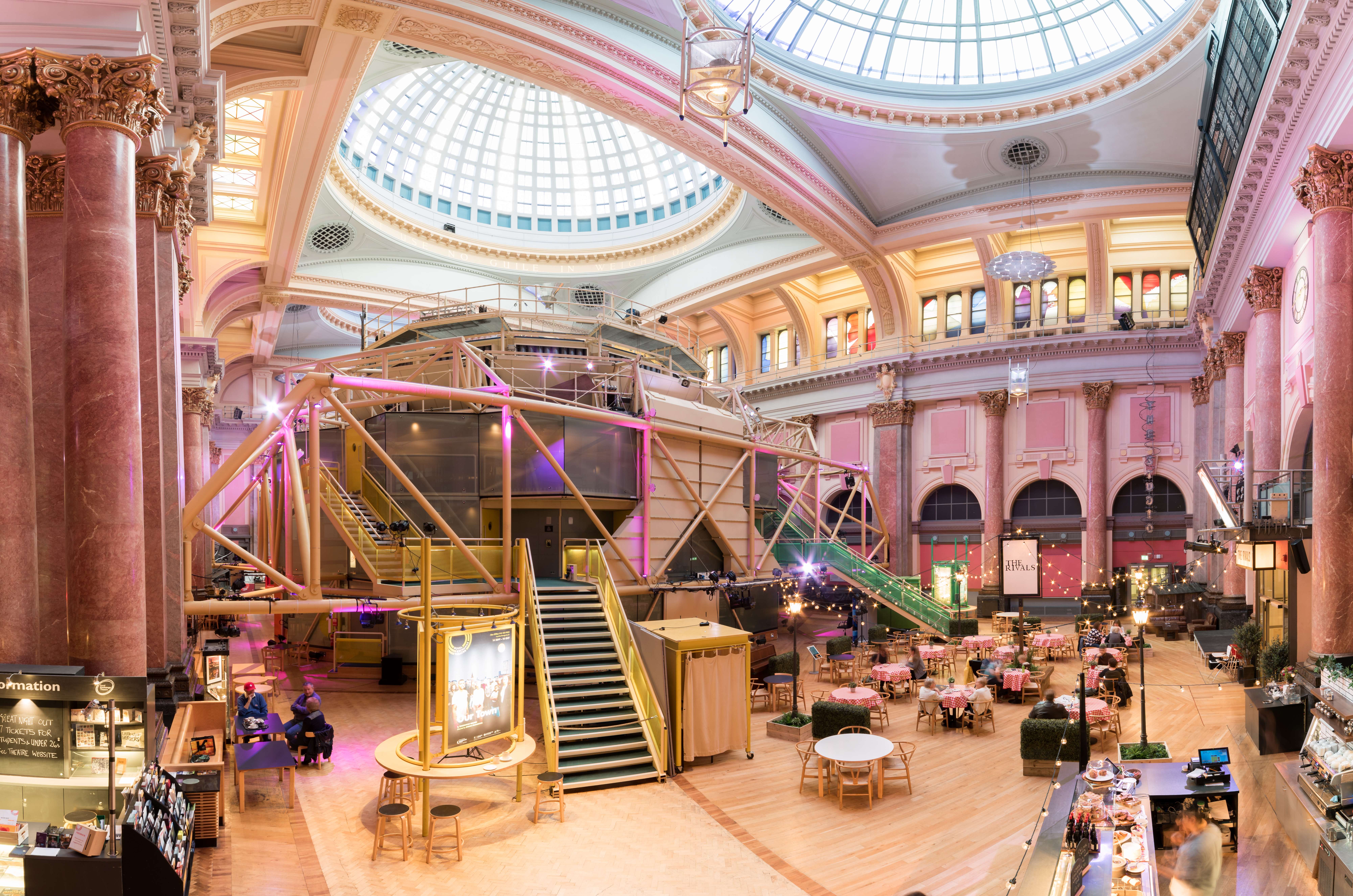 The lobby of the Royal Exchange Theatre in Manchester
