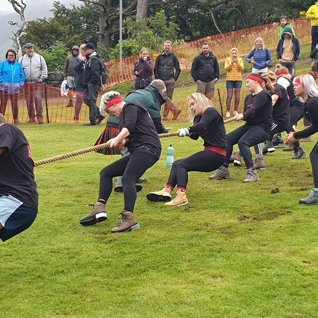 Tug of war at the Isle of Skye Highland Games