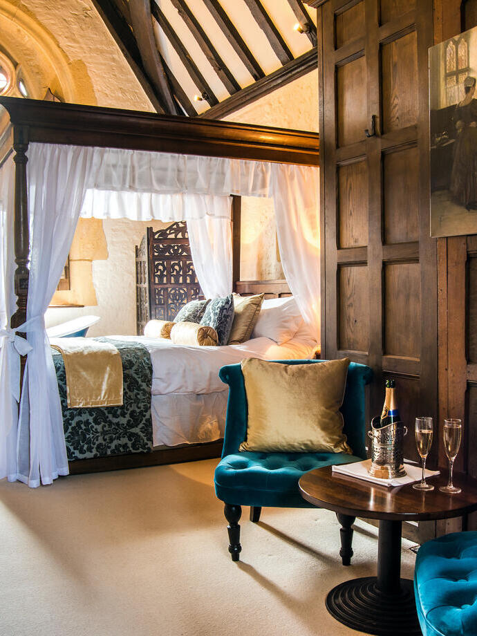 A luxury suite inside a Bed & Breakfast.