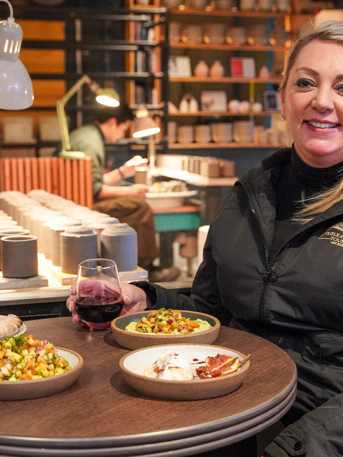 Amy Whitfield of Triple A Food Tours, a finalist for Tourism Superstar 2024
