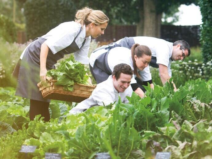 Scuola di cucina presso Les Manoir aux Quat'Saisons, un hotel Belmond