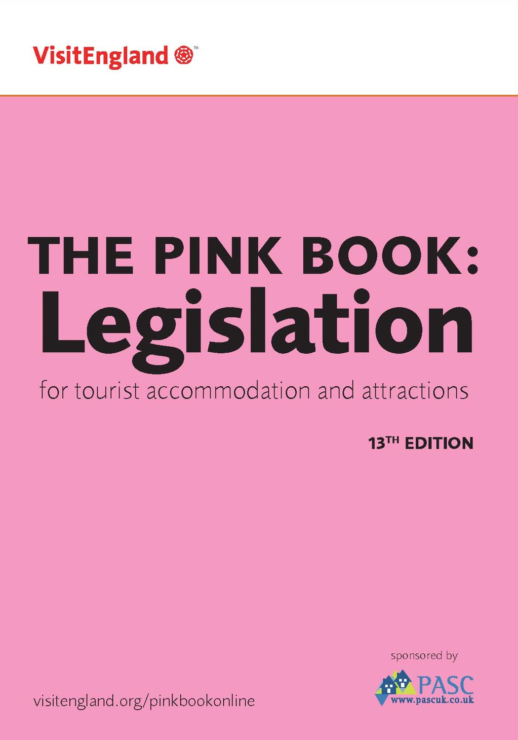 Front cover of the Pink Book, 13th edition