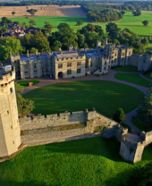 منظر جوي لقلعة تاريخية