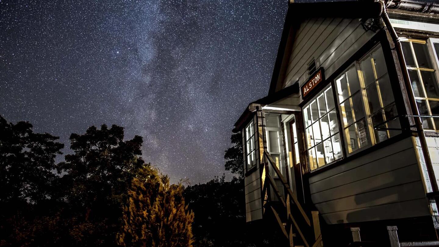 The night sky over the North Pennines