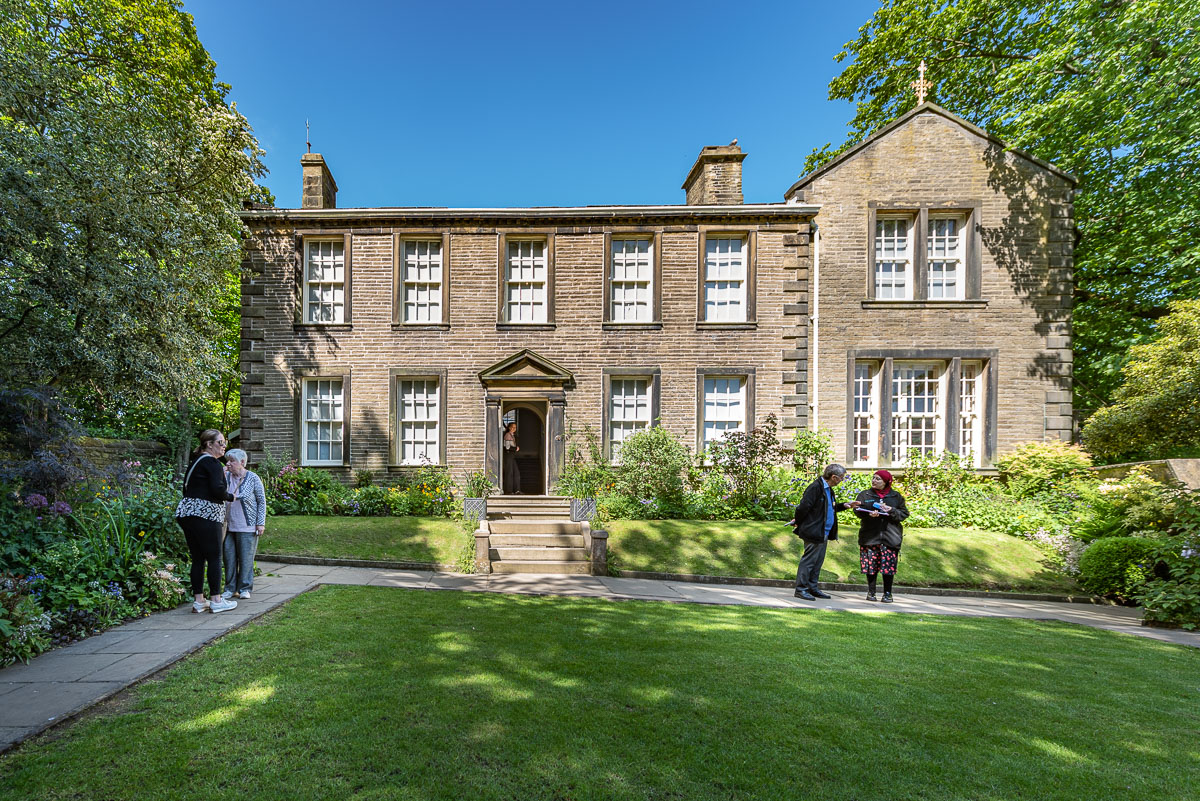 Exterior del Museo Bronte Parsonage.