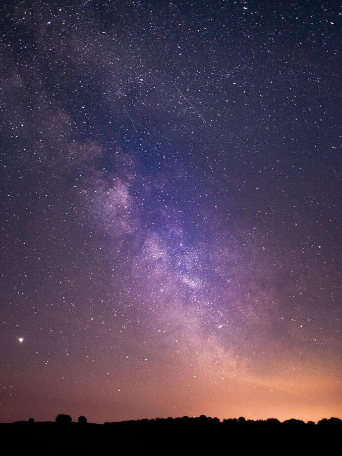 Night sky including the Milky Way