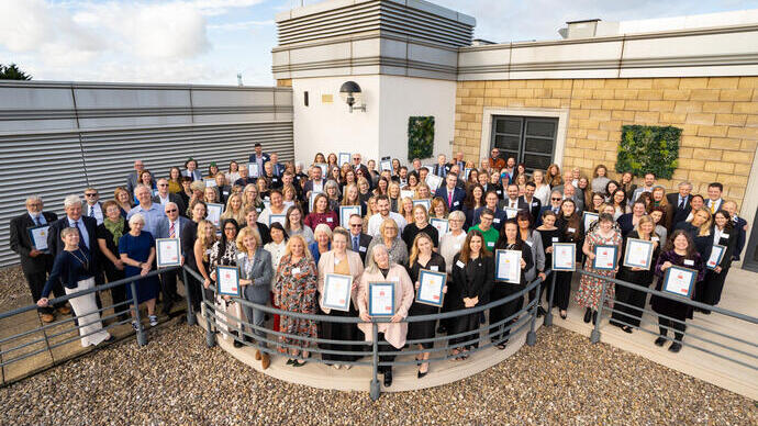 A group photo of the VisitEngland Accolade winners