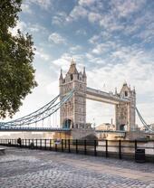 London Tower Bridge on a sunny day