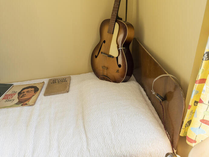 La chambre de Paul McCartney au 20 Forthlin Road, à Liverpool