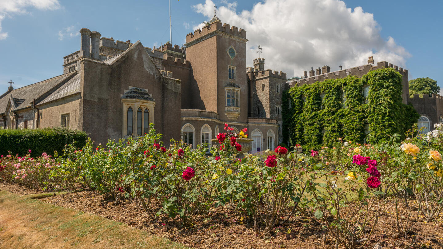 Vue extérieure du château de Powderham