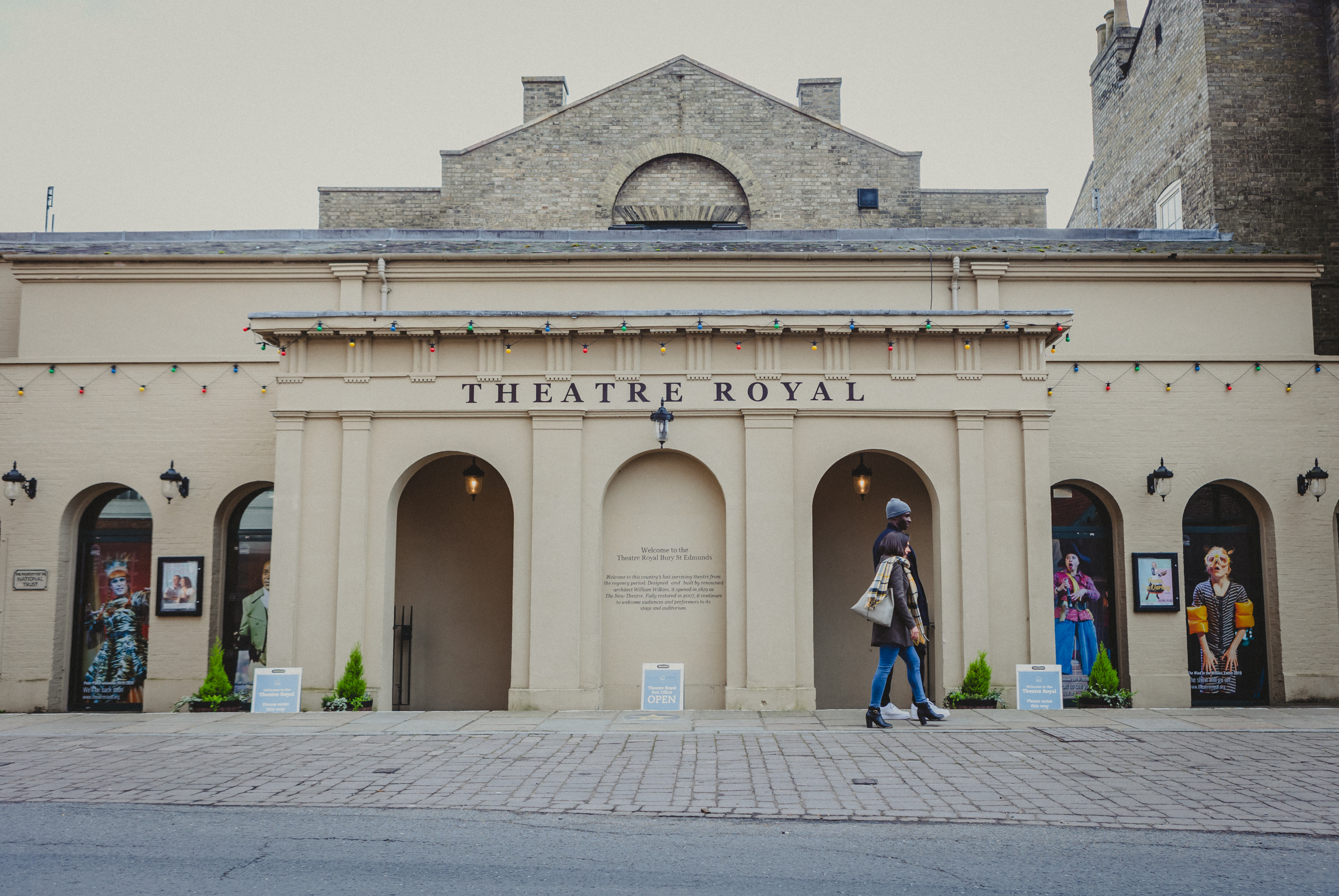 Exterior view of the Theatre Royal in Bury St Edmunds.