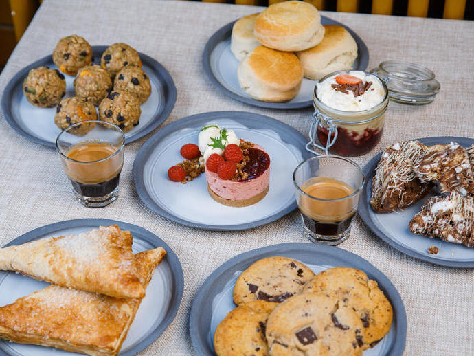 معجنات وحلويات في مطعم Open Kitchen Manchester (مانشستر)