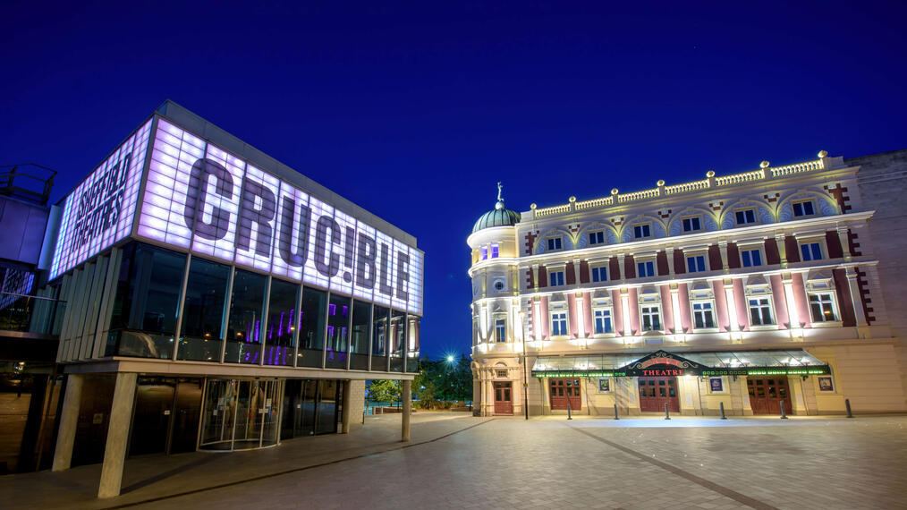 The Lyceum Theatre and the Crucible Theatre in Sheffield, part of the historic Sheffield Theatres group