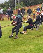 Tug of war at the Isle of Skye Highland Games