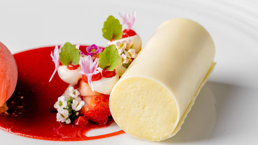 Close up of a plate of food