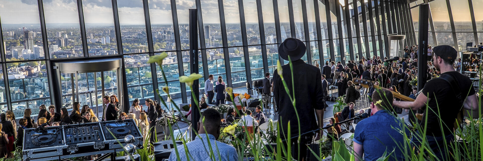 Vista interna dello Sky Garden
