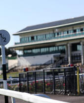 An outdoor view of Chepstow Racecourse