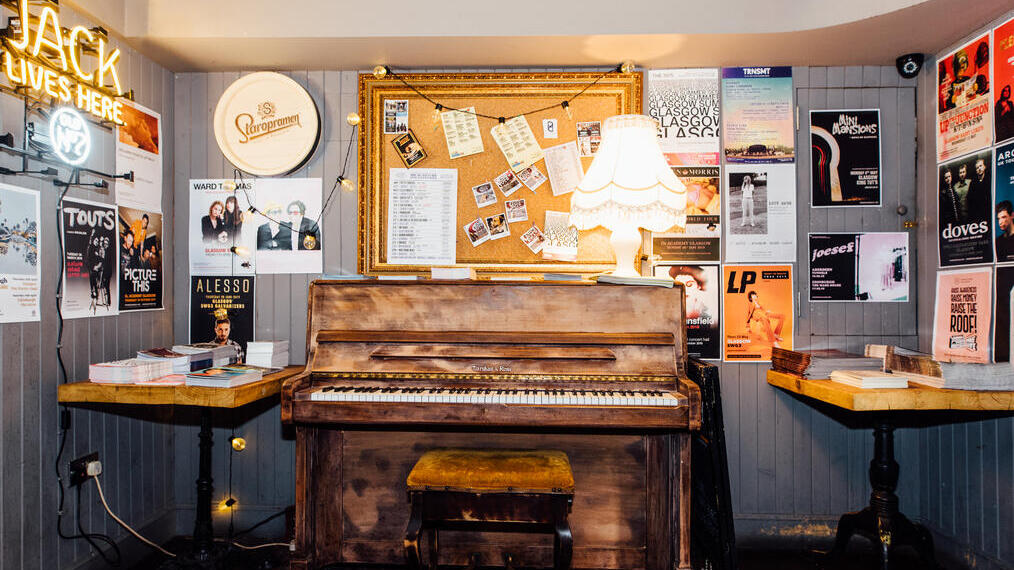 King Tut's Wah Wah Hut music venue in Glasgow, Scotland