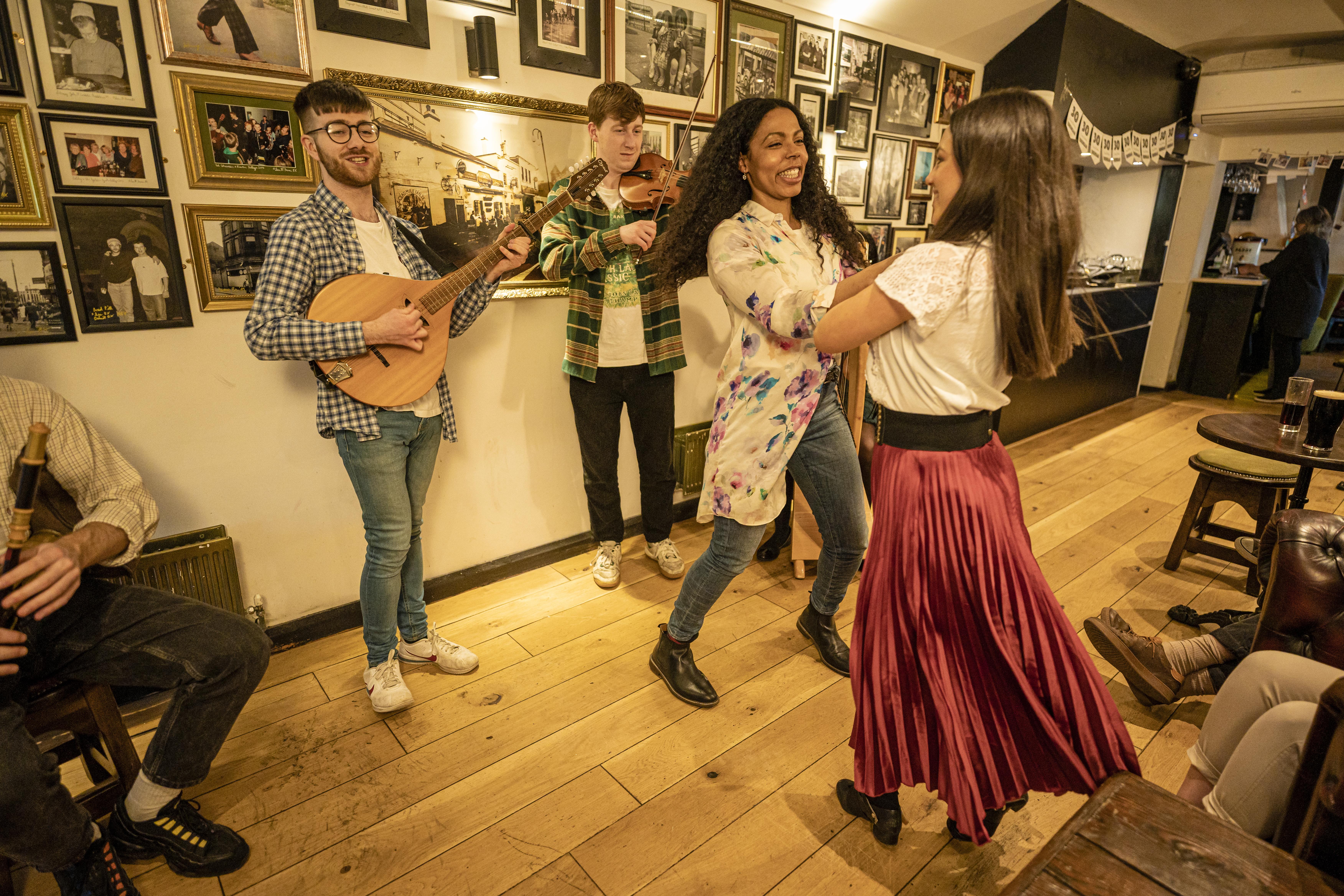Irish Dancing and music as part of Belfast Hidden Tours