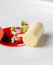 Close up of a plate of food