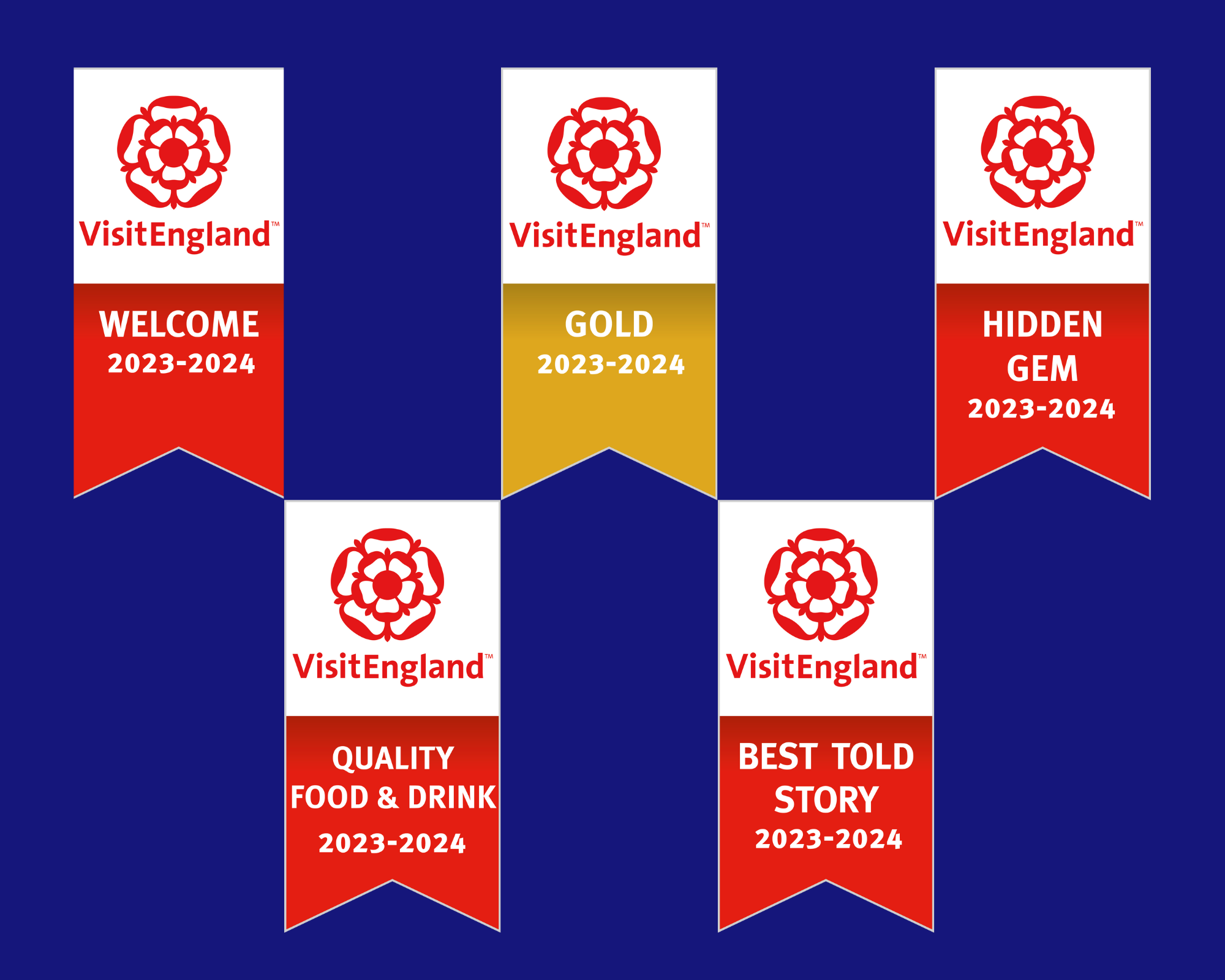 VisitEngland Accolades 2023-2024