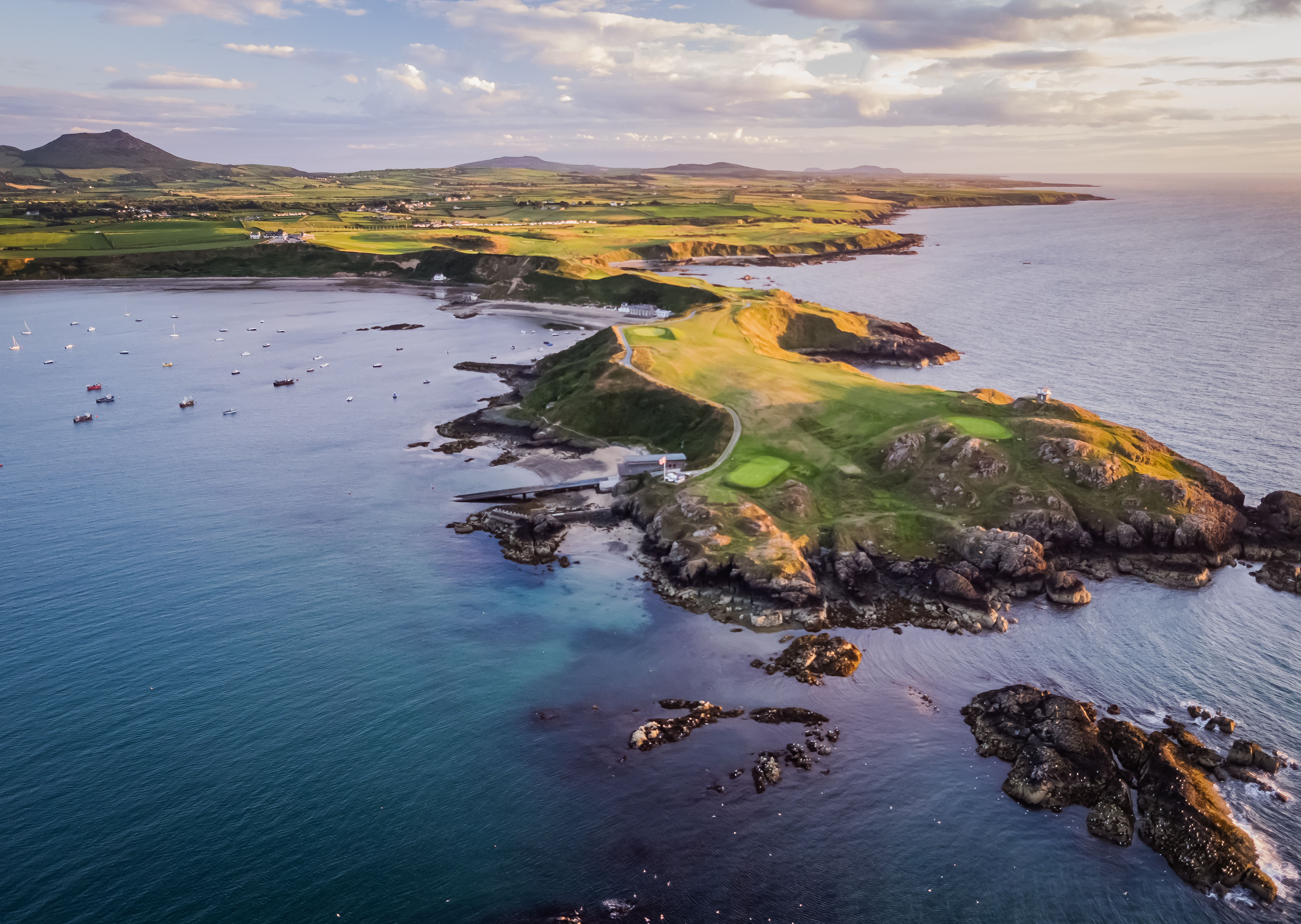 Aerial view of the Llŷn Peninsula, Wales