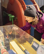 Inside the Power House at Cragside, Northumberland