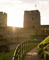 Tramonto al Castello e alla Prigione di Oxford