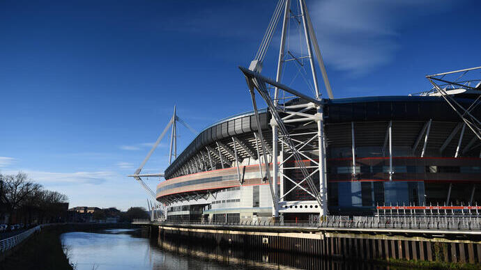 Estadio Principality en Cardiff, Gales