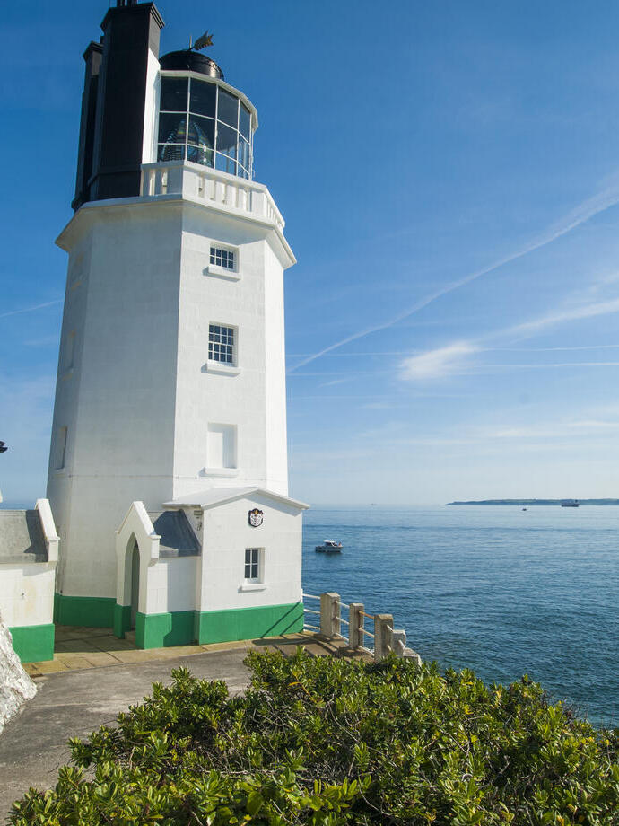 St Anthony Head & Lighthouse on the coast of Cornwall