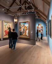 Paintings showing early influences on Spanish Golden Age art at The Spanish Gallery in Bishop Auckland.