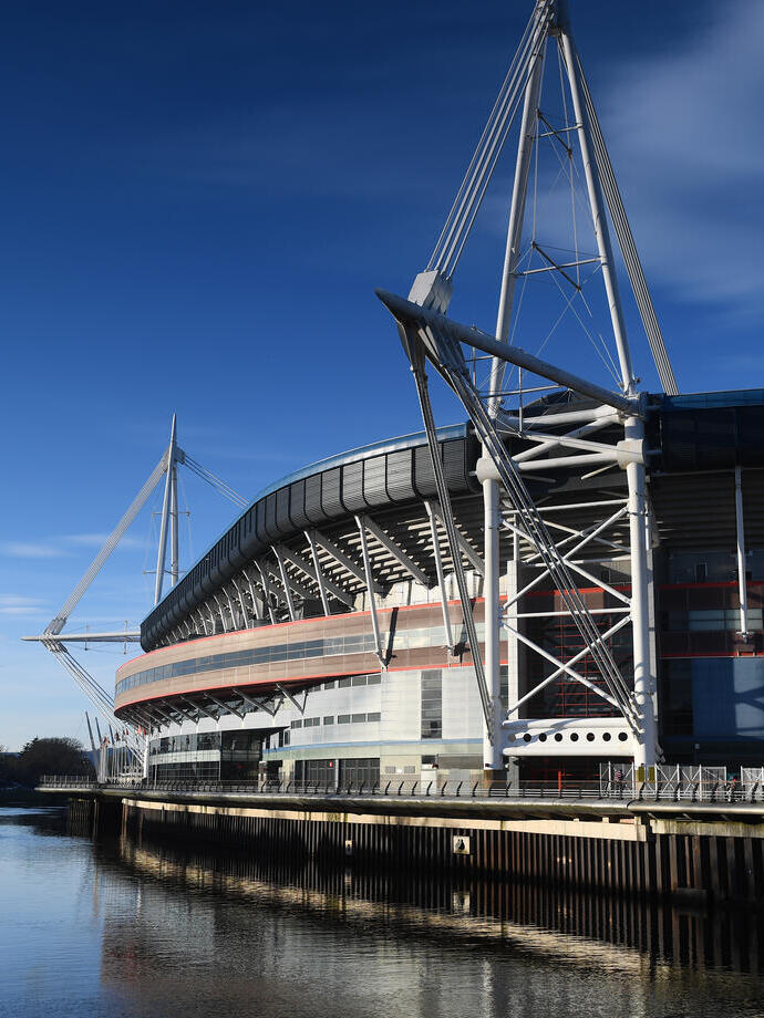 Principality Stadium in Cardiff, Wales