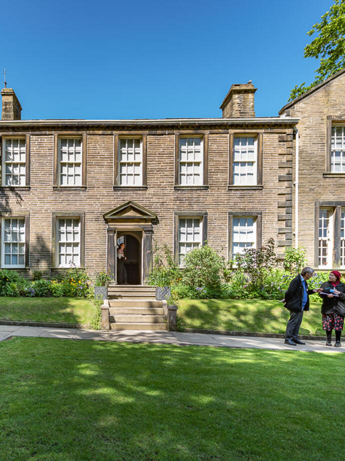 Außenansicht des Bronte Parsonage Museum.