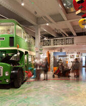 A range of exhibits inside the M Shed in Bristol